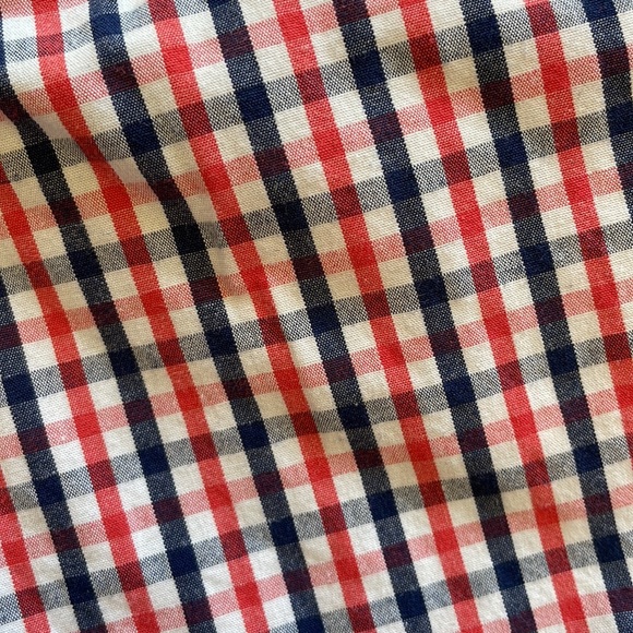 🇺🇸🎇Carter’s size 6 gingham shorts red white and blue with adjustable waist - Picture 3 of 6